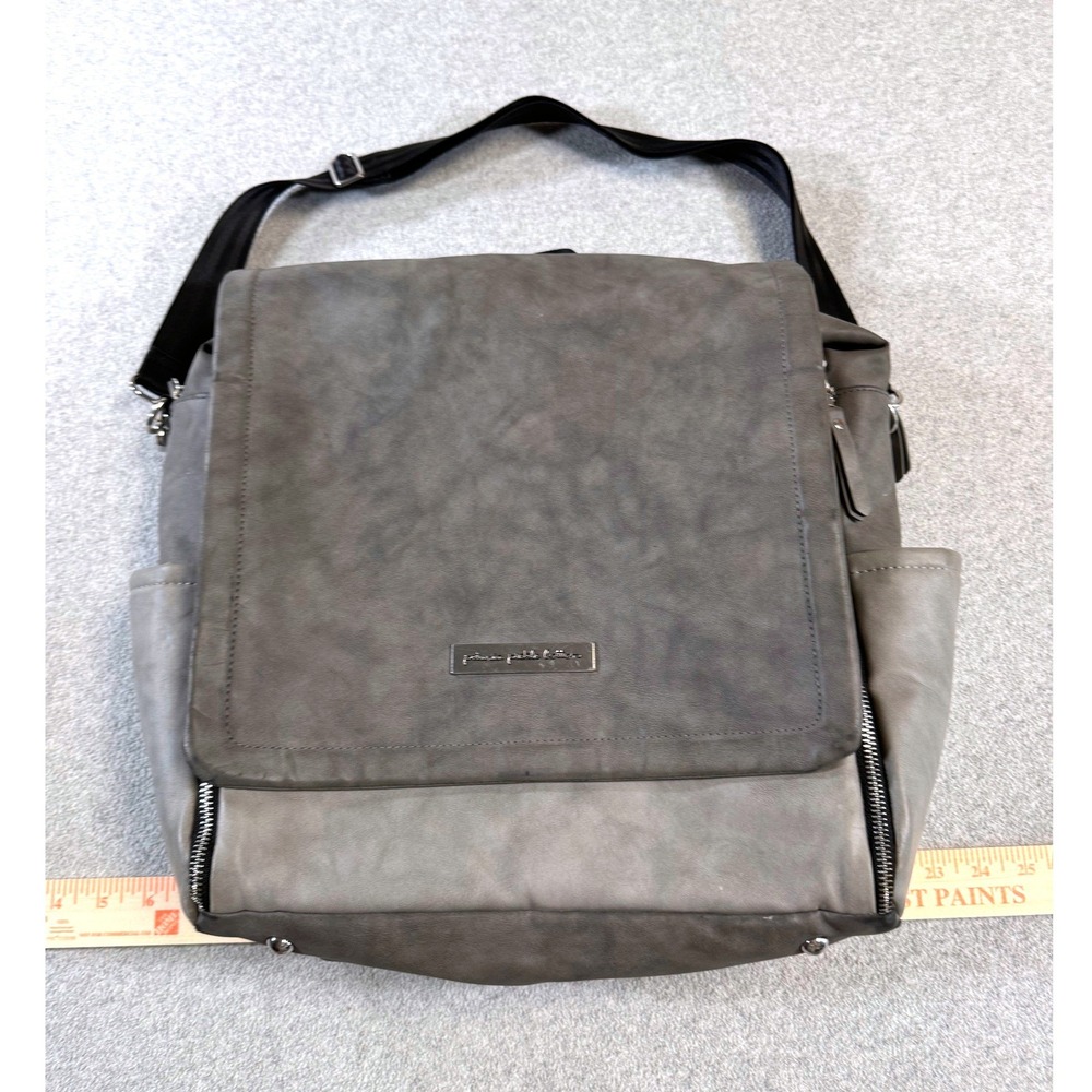 Petunia Pickle Bottom Diaper Bag Backpack Gray Changing Pad Included‎ Baby Bag